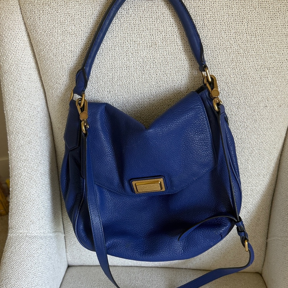 Vintage Marc  by Marc Jacobs cobalt blue Leather Shoulder Bag